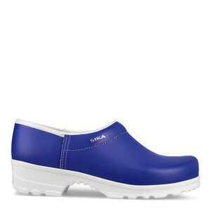 LBS Flex Clog Closed Heel Blue/White
