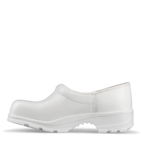 LBS Flex Clog Closed Heel Steel Toe White - 35 - image 1